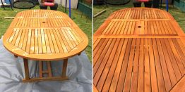 Wir machen Gartenmöbel fit für die Saison: Renovierung mit Sandtstrahlen