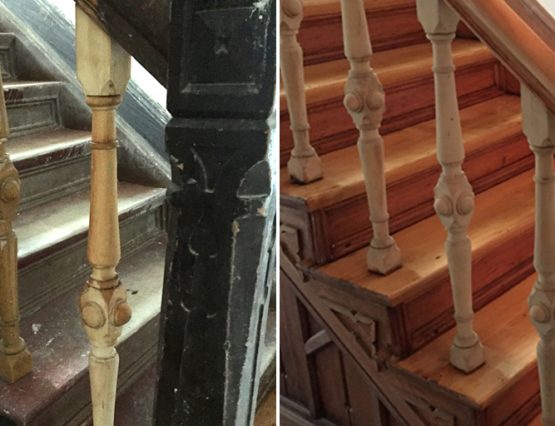 Sanierung einer denkmalgeschützten Treppe