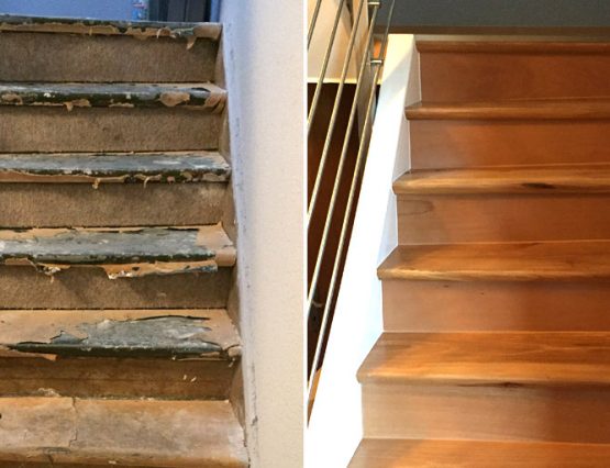 Treppe mit Parkett renovieren in Datteln
