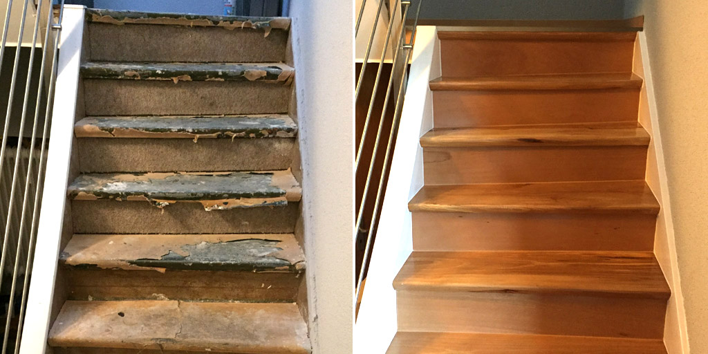 Treppe mit Parkett renovieren in Datteln