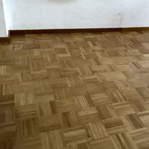 neues Mosaikparkett in Würfelmuster in Lünen verlegt