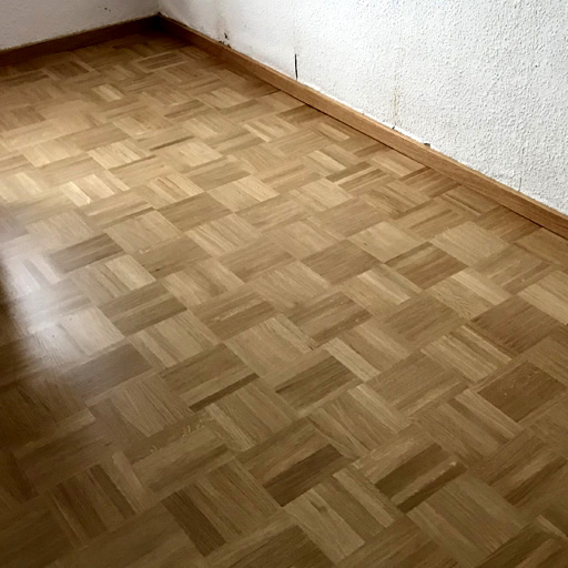 Parkett erneuert nach Wasserschaden