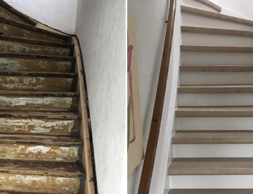 Trenovo in Bochum: Treppe mit Laminat renovieren