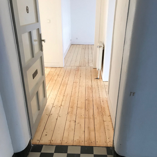 Dielen in Bochum geschliffen von Parkett Remel