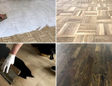 Holzboden färben: Farbton, Holzart und Beschichtung beachten