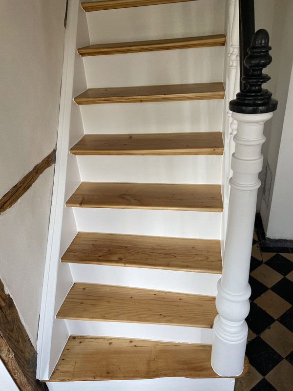 Treppe renovieren nachher